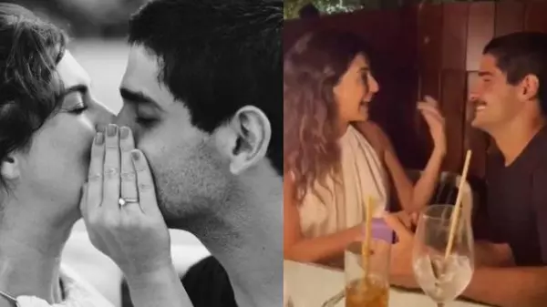 Fernanda Paes Leme mostra pedido de casamento e diz: não sabia o que fazer