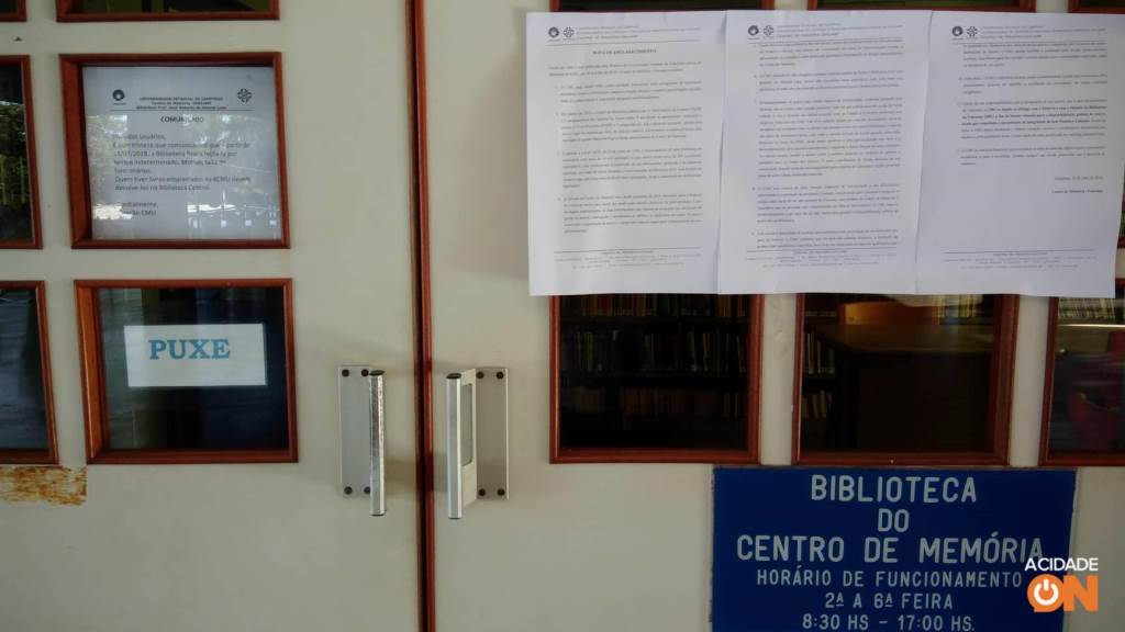 Com biblioteca fechada, CMU lança abaixo-assinado. (Foto: Divulgação)