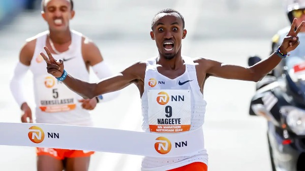 Abdi Nageeye ganha a Maratona de Roterdã. Marathon (Foto: AFP / Getty Images) - Foto: AFP / Getty Images)