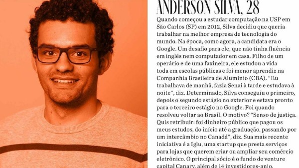 Conheça Anderson Silva: o jovem que é destaque na lista da Forbes Under 30 2022