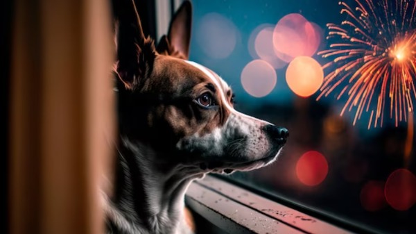 Afinal, quais os riscos dos fogos de artifício para os cães durante festas de fim de ano?