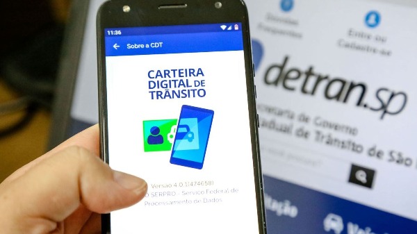 Aplicativo da Carteira Digital de Trânsito (CDT) - Foto: Divulgação