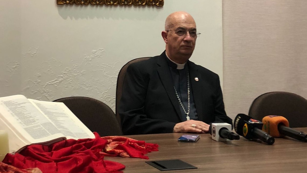 Arcebispo de Ribeirão Preto, Dom Moacir Silva, realiza coletiva para falar sobre o novo papa