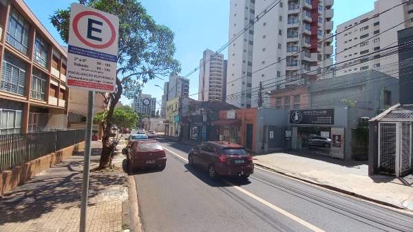 Área Azul no Centro de Ribeirão Preto - Foto: Samuel Santos/ CBN Ribeirão