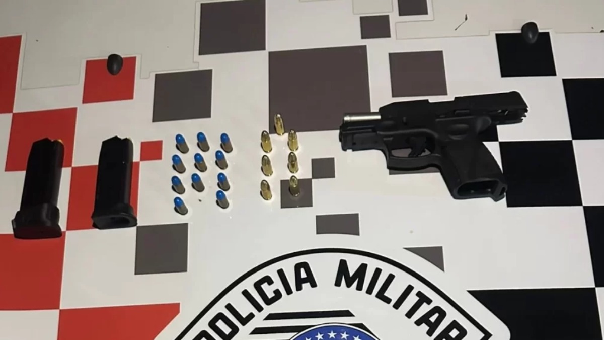 CAC é preso após ameaçar matar ex e atirar contra duas pessoas no Jardim Medeiros