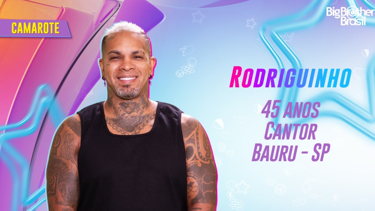 Cantor é um dos integrantes das celebridades do Big Brother Brasil 24 (Foto: Reprodução/TV Globo)