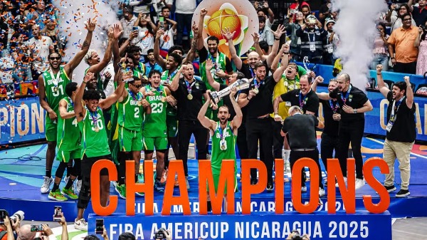 Brasil vence a Argentina e é pentacampeão da Copa América de Basquete
