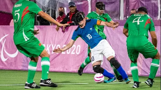 Brasil supera Marrocos e vai enfrentar Argentina na final do Futebol de 5