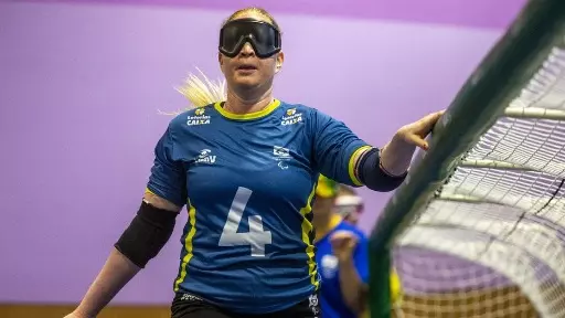Brasil perde para Turquia e se complica no Goalball das Paralimpíadas
