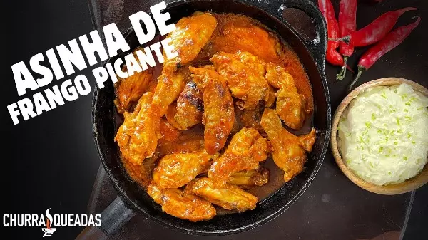 Aprenda a preparar o famoso buffalo wings na churrasqueira