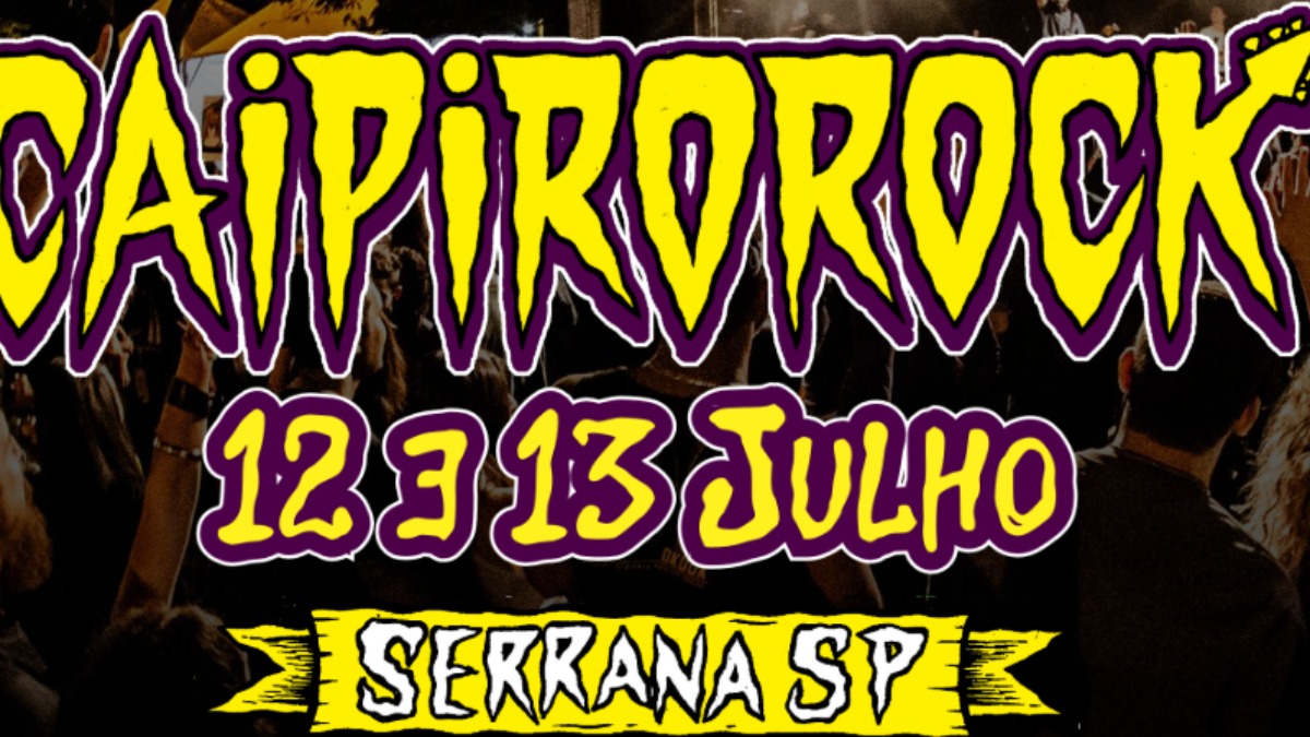 A região recebe nesse final de semana o "Caipiro Rock", com muita música, atividades culturais e até campeonato de skate.