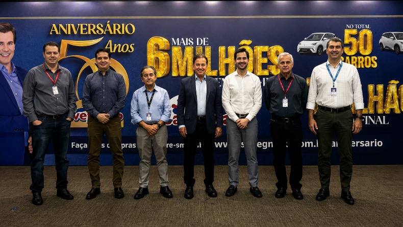 Campanha de 50 anos do Savegnago celebra o cinquentenário da rede com mais de R$6 milhões em prêmios, incluindo 50 carros e um prêmio final equivalente a R$1 milhão em certificados de barras de ouro- Crédito: Divulgação