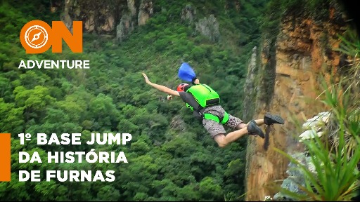 1º BASE Jump da história do Lago de Furnas