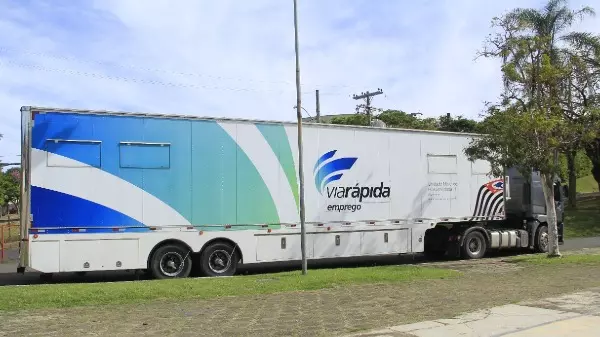 Carreta Via Rápida oferece três cursos gratuitos em Jaguariúna