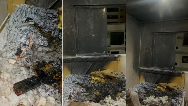 Idosa tem apartamento incendiado após superaquecimento do celular que estava sendo carregado
