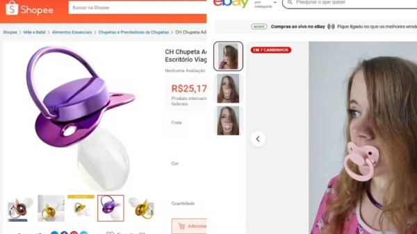 O que você de adultos usando chupetas para diminuir o estresse?