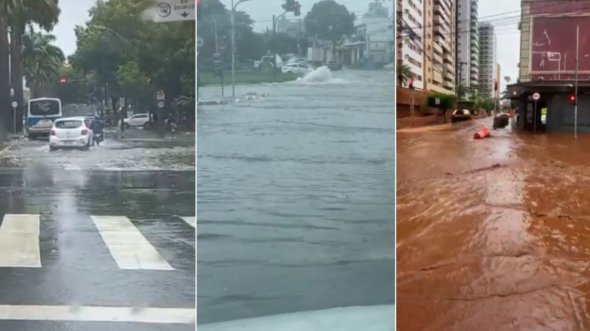 Chuva de menos de uma hora registrou acumulado de 24 milímetros em Ribeirão