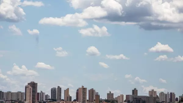 Semana começa com sol e tempo seco em Araraquara e região
