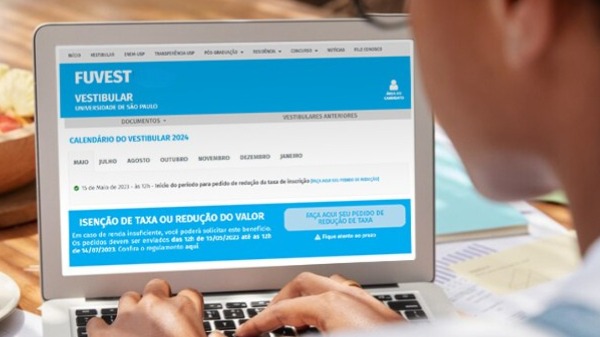 Fuvest abre nesta segunda-feira período para solicitar redução ou isenção da taxa do vestibular 2027