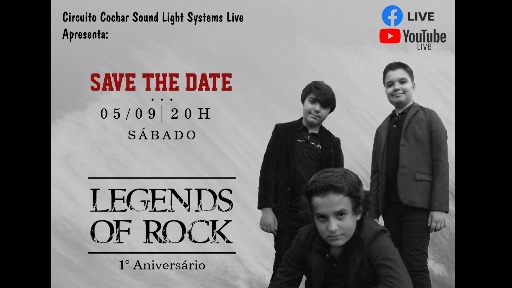Banda Legends of Rock - Live beneficente em prol da APAE