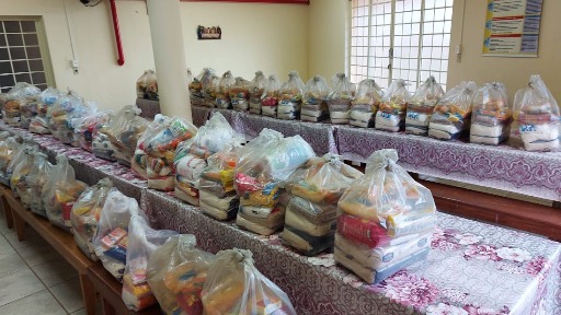 Centro de Formação São José arrecada cestas básicas para famílias carentes em Carmo do Rio Claro