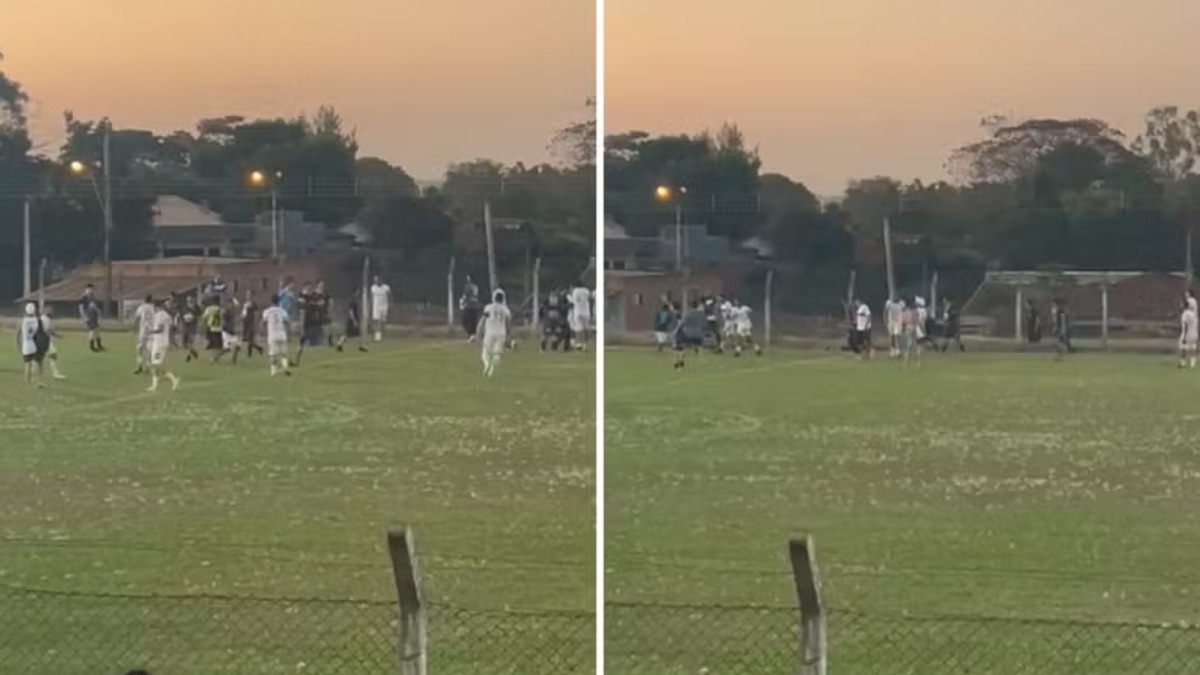 Homem é baleado em confusão generalizada durante partida de futebol em Cândido Rodrigues