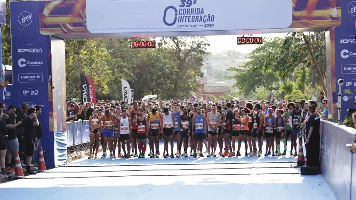 A 39ª edição da Corrida Integração, realizada pelo Grupo EP, reuniu atletas, patrocinadores e transmissão de conteúdo multiplataforma Crédito: Rogério Capela