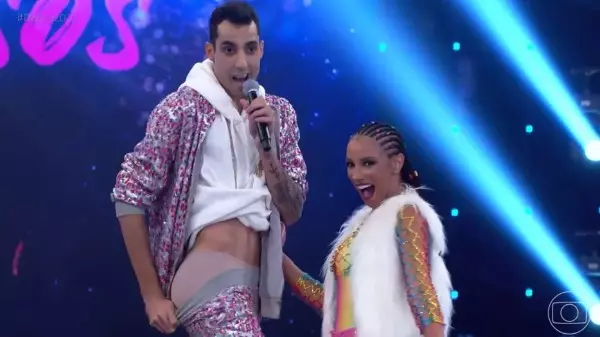 Dança dos Famosos: Quadro tem calcinha de Douglas Souza e protesto de Vitão