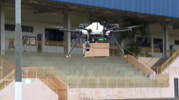 Empresa de Franca, SP, obtém autorização da Anac para operar drone com maior capacidade de transporte de carga - Foto: Lindomar Cailton/EPTV