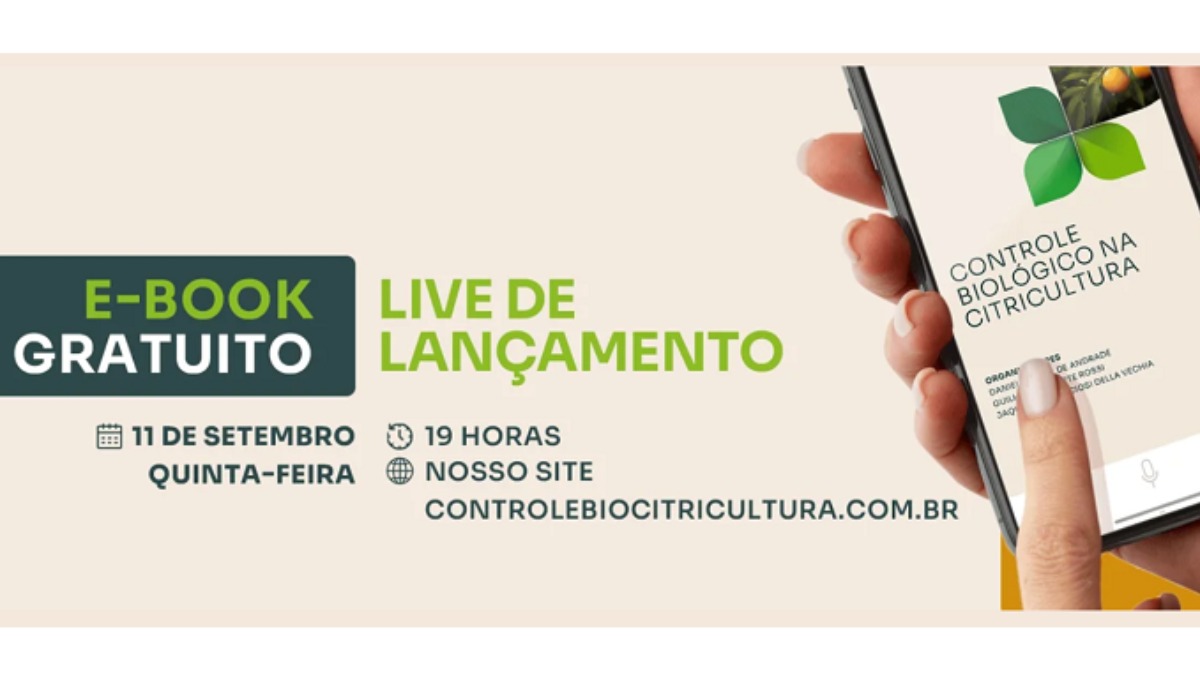 E-book reúne conteúdos sobre controle biológico na citricultura