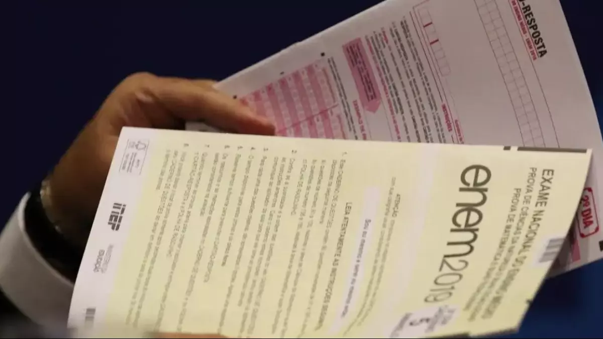 Caderno de questões do Enem (Foto: Fabio Rodrigues Pozzebom/ Agência Brasil)