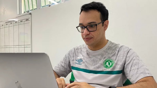 Enory Martins Analista da Chapecoense - Foto: Márcio Cunha / ACF