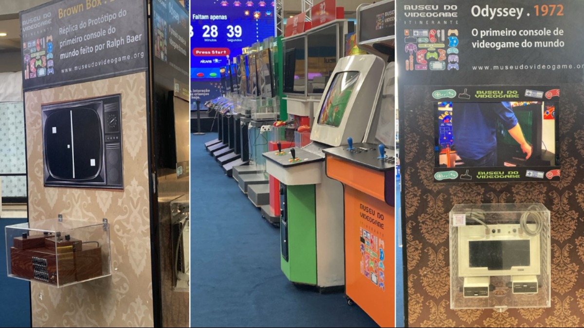 Museu do Videogame Itinerante tem 450 consoles e representa 9 gerações de jogos eletrônicos