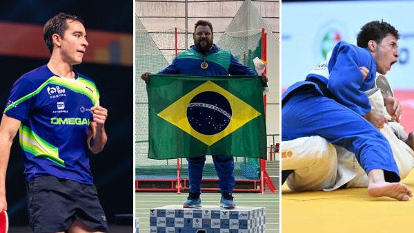 Brasil tem vice-campeão no tênis de mesa, medalha de prata e bronze no judô e destaque no atletismo