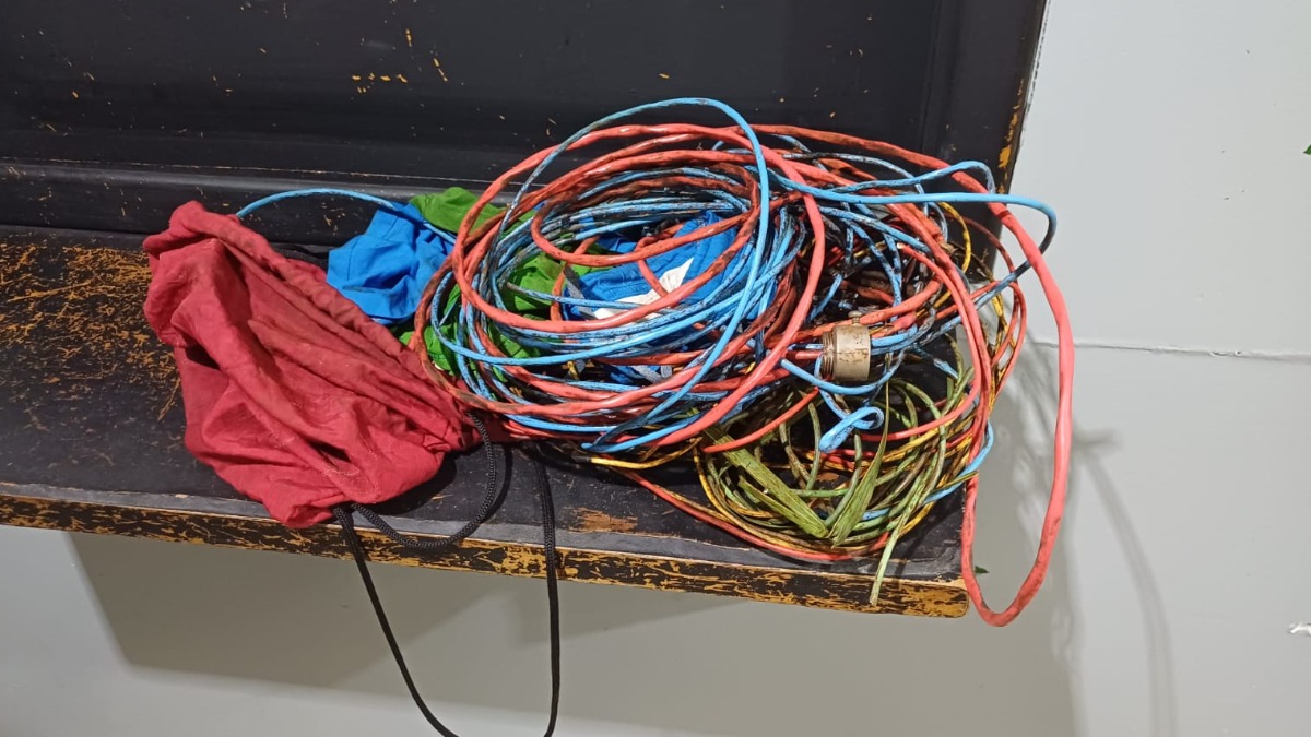 Suspeito é detido após furto de fiação elétrica em posto da Saerp Suspeito é detido após furto de fiação elétrica em posto da Saerp
