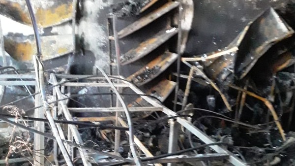Oficina de manutenção de ferramentas elétricas pega fogo no bairro Campos Elísios - Foto: Arquivo pessoal