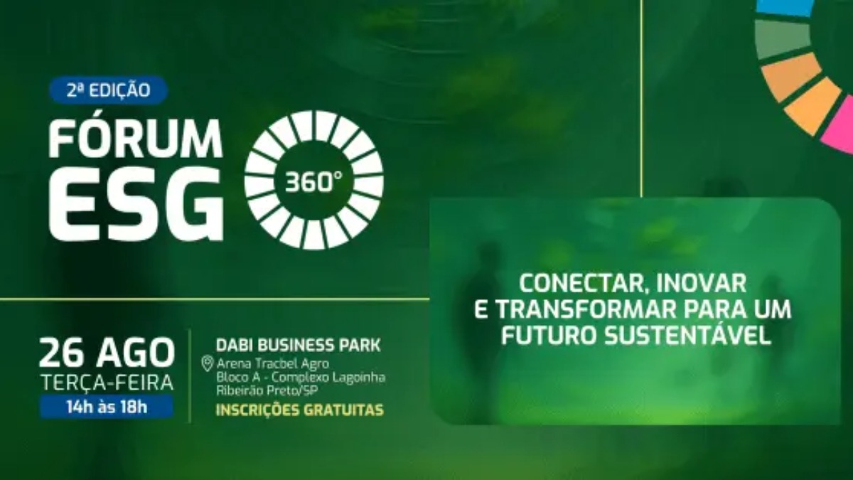 Fórum ESG 360º debate sustentabilidade nesta terça-feira (26) em Ribeirão Preto