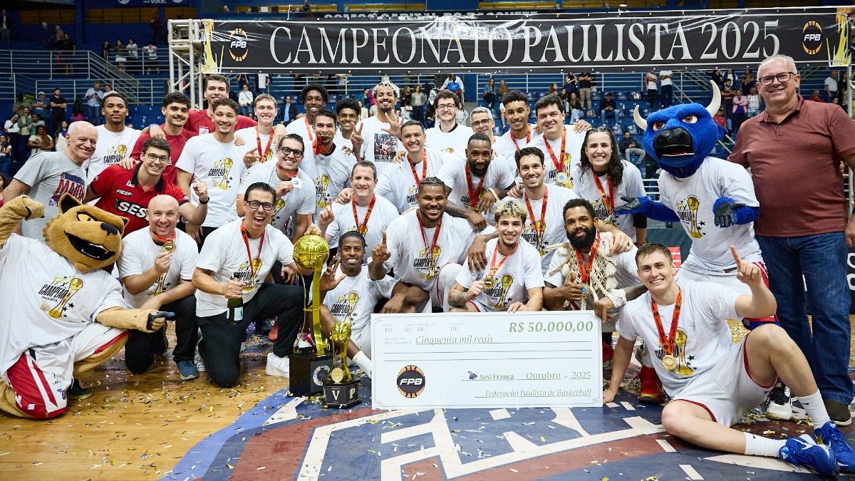 Franca Basquete vence o 17º título do Campeonato Paulista ao derrotar o Mogi na série final