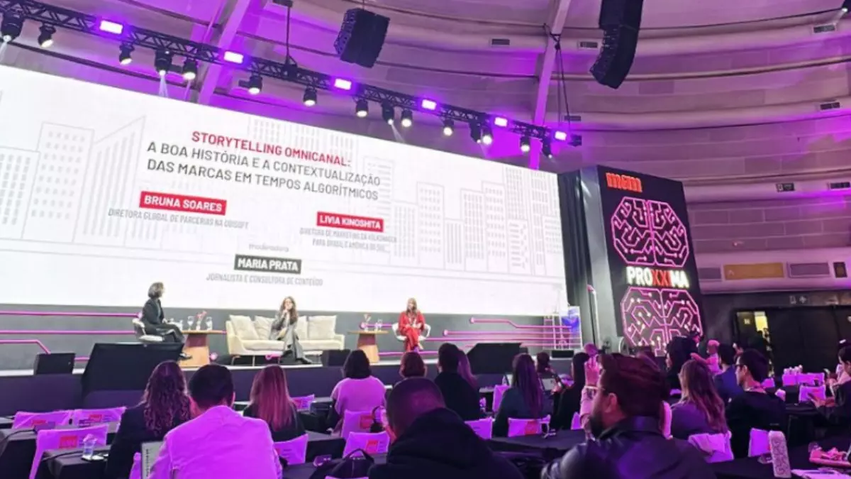 Storytelling em pauta no ProXXIma 2025: contar histórias relevantes e autênticas se tornou essencial para criar conexão real com o público - Crédito: Divulgação