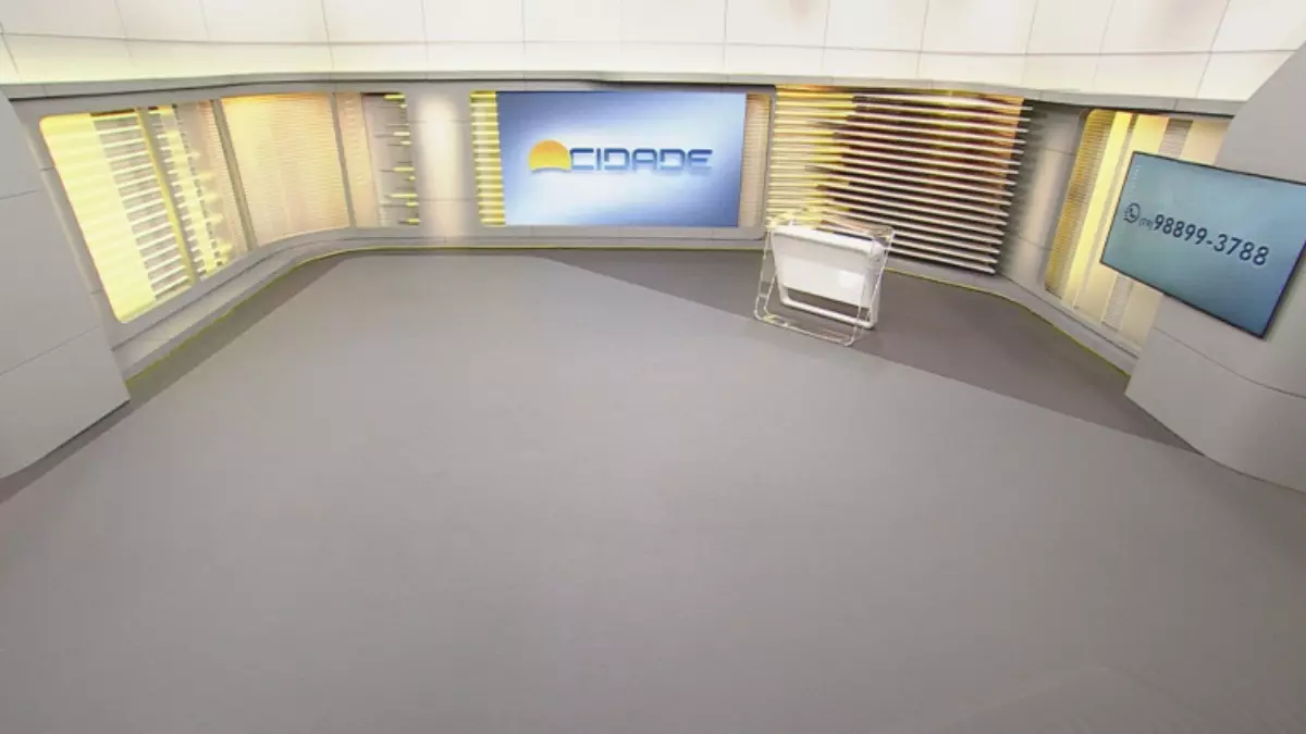 Novo estúdio do Bom Dia Cidade, jornal matutino da EPTV