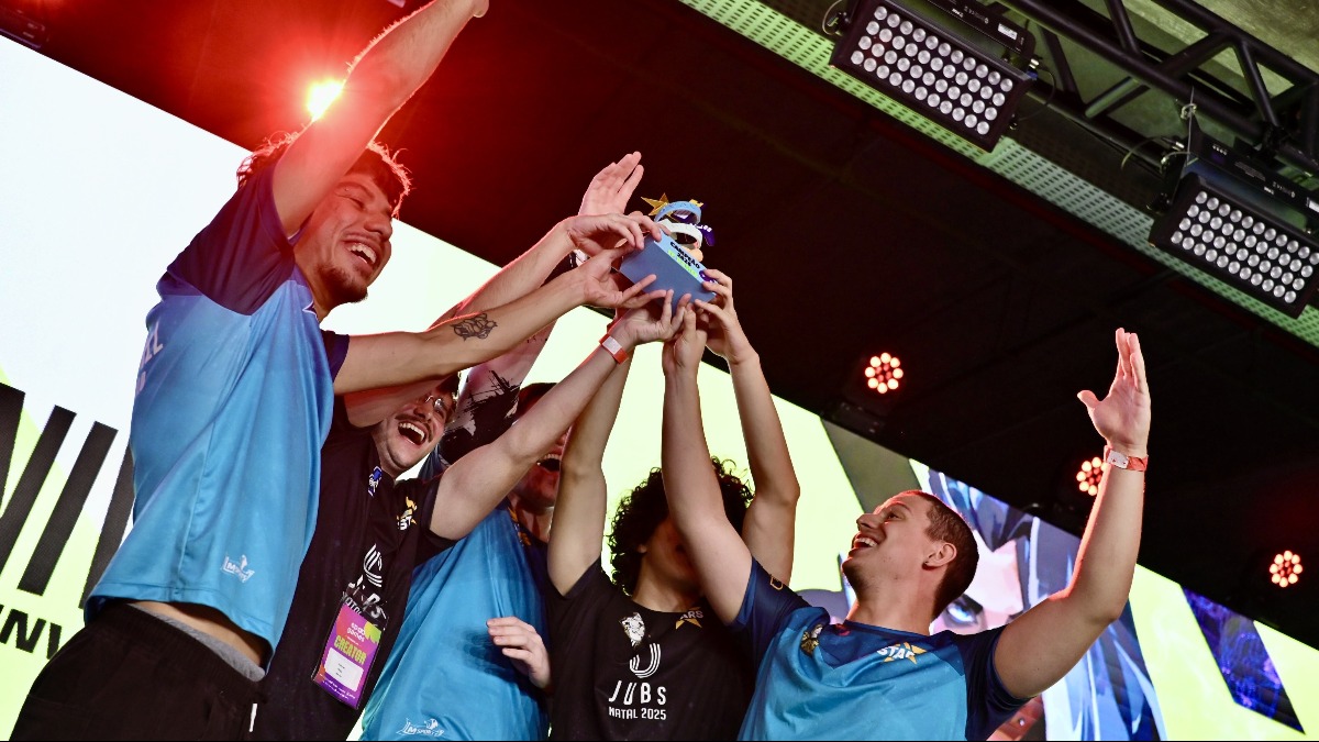 Equipe USP Stars vence o campeonato Rivvals Universus de Valorant, em uma final eletrizante no EP Games - Crédito: Thito Strambi/Enerheat