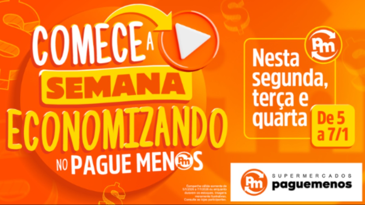Rede de Supermercados Pague Menos realiza a campanha 