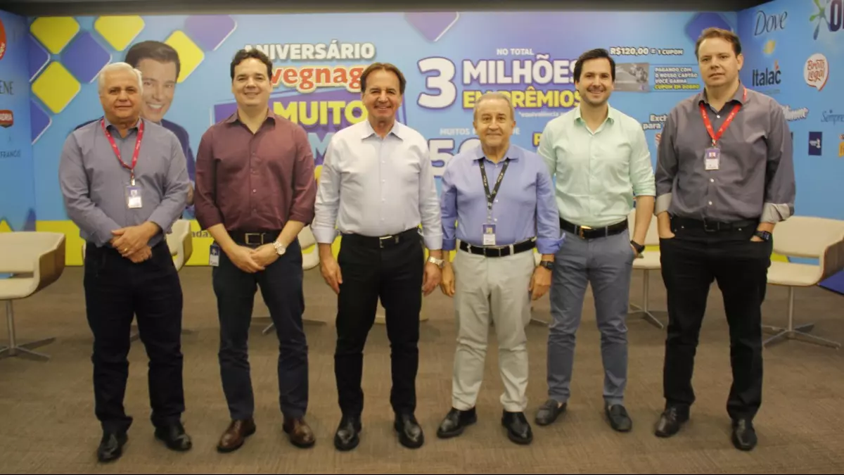 Diretoria do Grupo Savegnago anunciou a nova campanha de aniversário do Savegnago Supermercados - Crédito: Divulgação