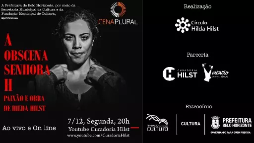 Teatro Digital Ao Vivo: A Obscena Senhora H
