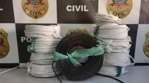 Homem é preso por venda de cabos de telefonia em Campinas