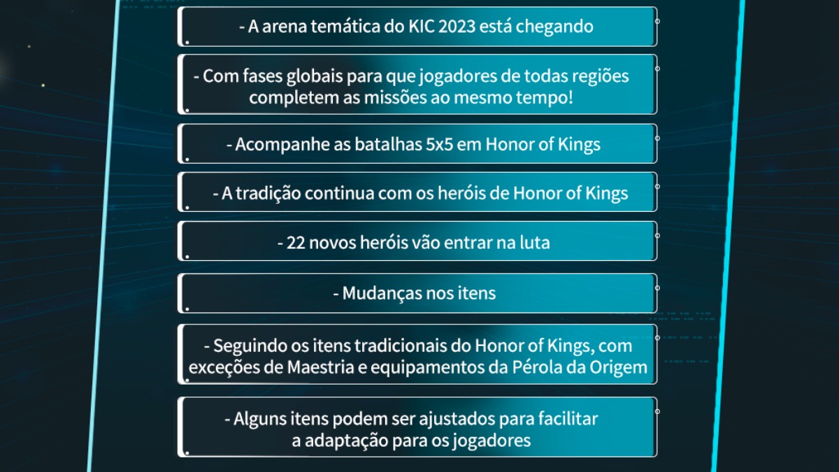 Confira os detalhes do mundial do MOBA Honor of Kings - tudoep