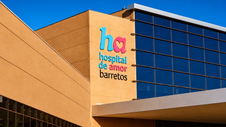 Fachada do Hospital de Amor, em Barretos (SP), referência nacional no tratamento e prevenção do câncer - Crédito: Divulgação