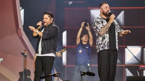 Jorge e Mateus se apresentam na Festa do Peão de Barretos 2024 - Foto: Érico Andrade/g1