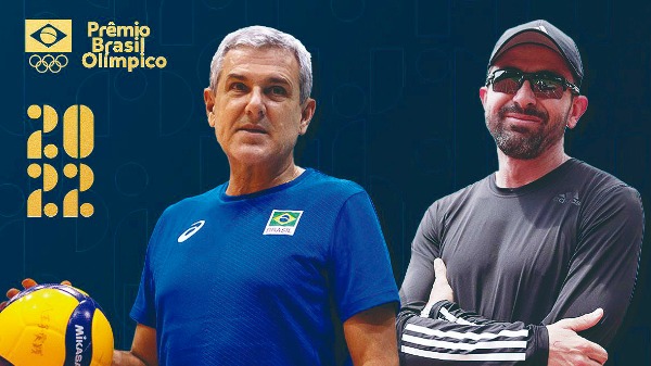 José Roberto Guimarães e Felipe Siqueira são os técnicos premiados no Prêmio Brasil Olímpico