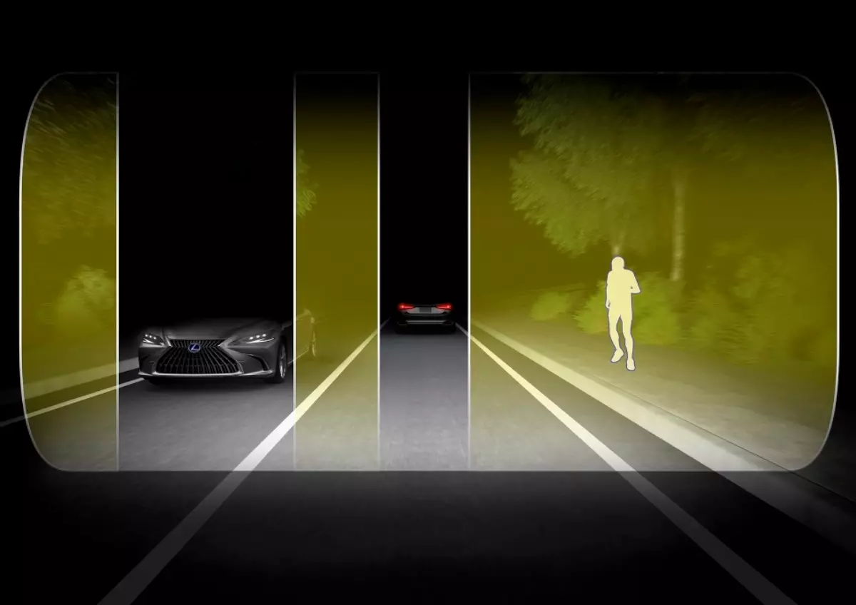 O ES 300h Hybrid tem um bom pacote de segurança ativa 